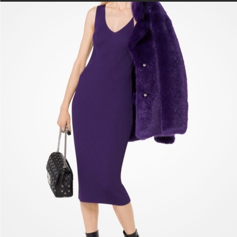 Michael Kors ribbed sweater dress